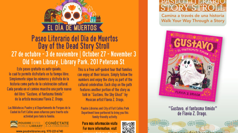 Paseo Literario del Día de Muertos / Day of the Dead Story Stroll: “Gustavo, the Shy Ghost” by Flavia Z. Drago